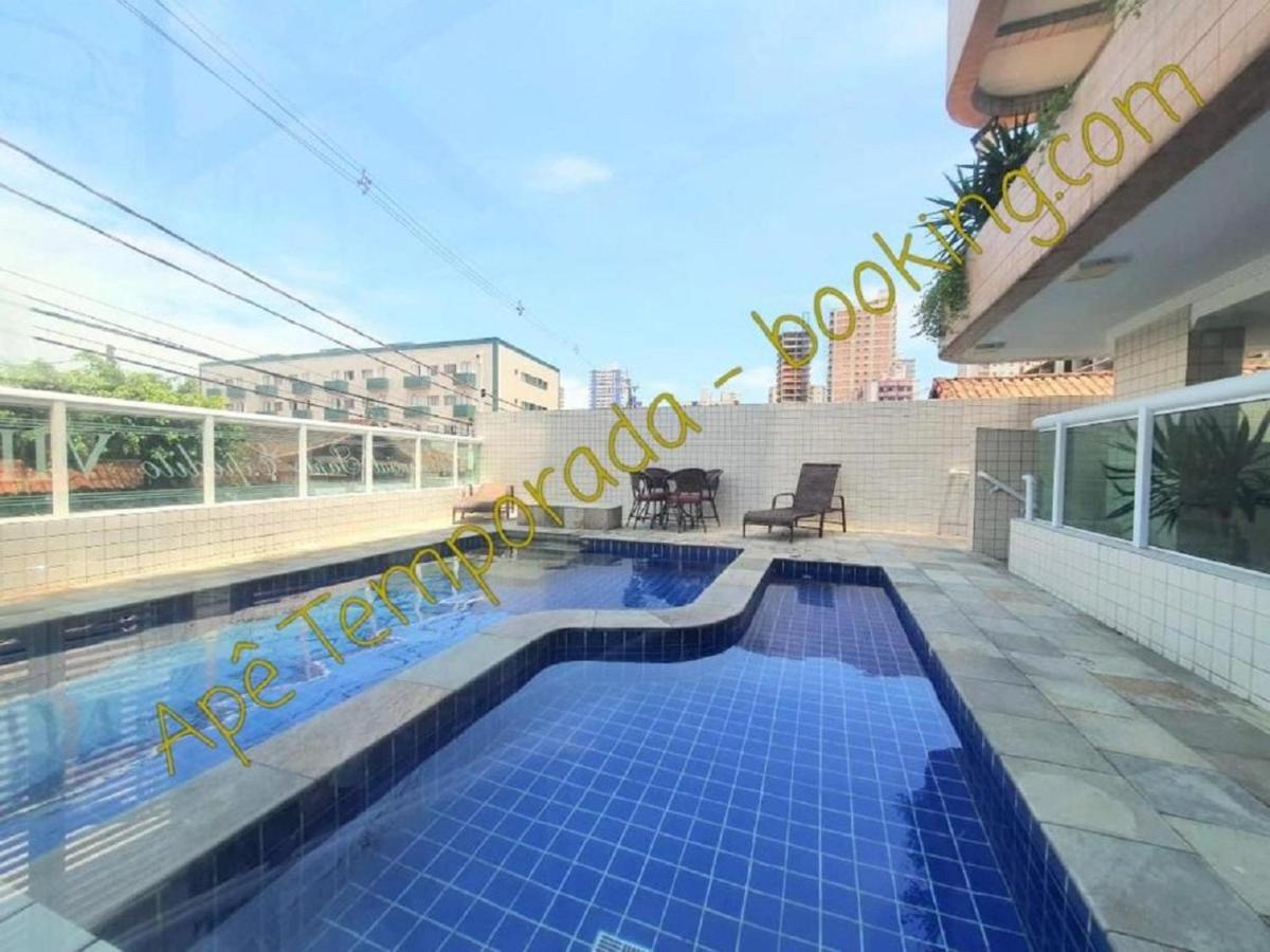 Ape Temporada Praia Grande Sp Completo Com Piscina, Churrasqueira, Estacionamento Eksteriør billede