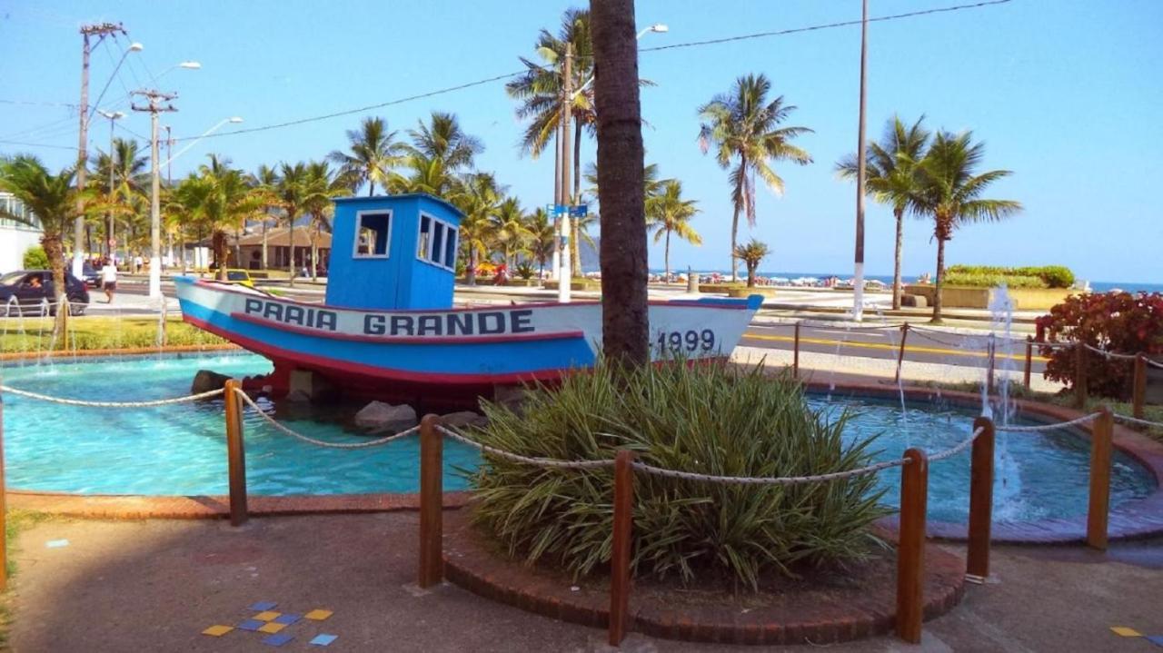 Ape Temporada Praia Grande Sp Completo Com Piscina, Churrasqueira, Estacionamento Eksteriør billede
